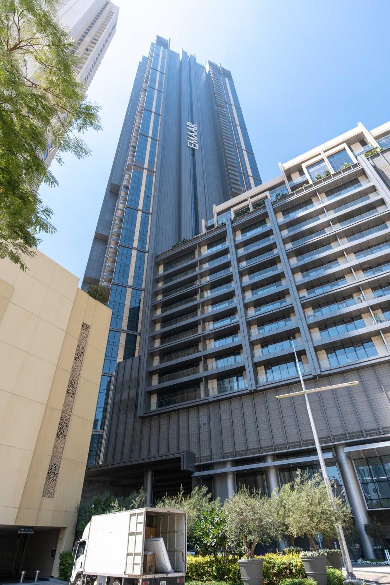Lux Apt-Burj View Opp. Dxb Mall 두바이 외부 사진