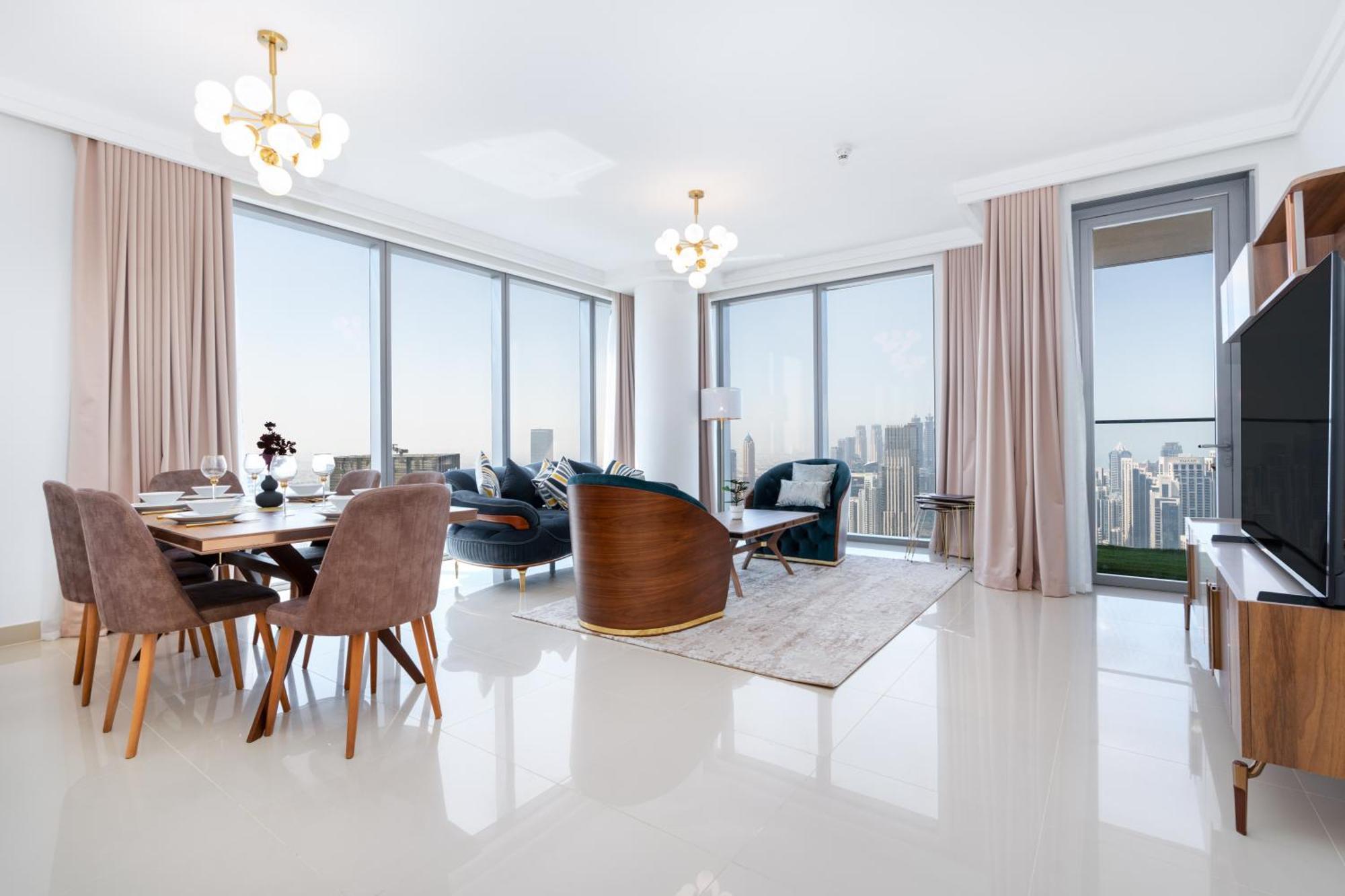 Lux Apt-Burj View Opp. Dxb Mall 두바이 외부 사진