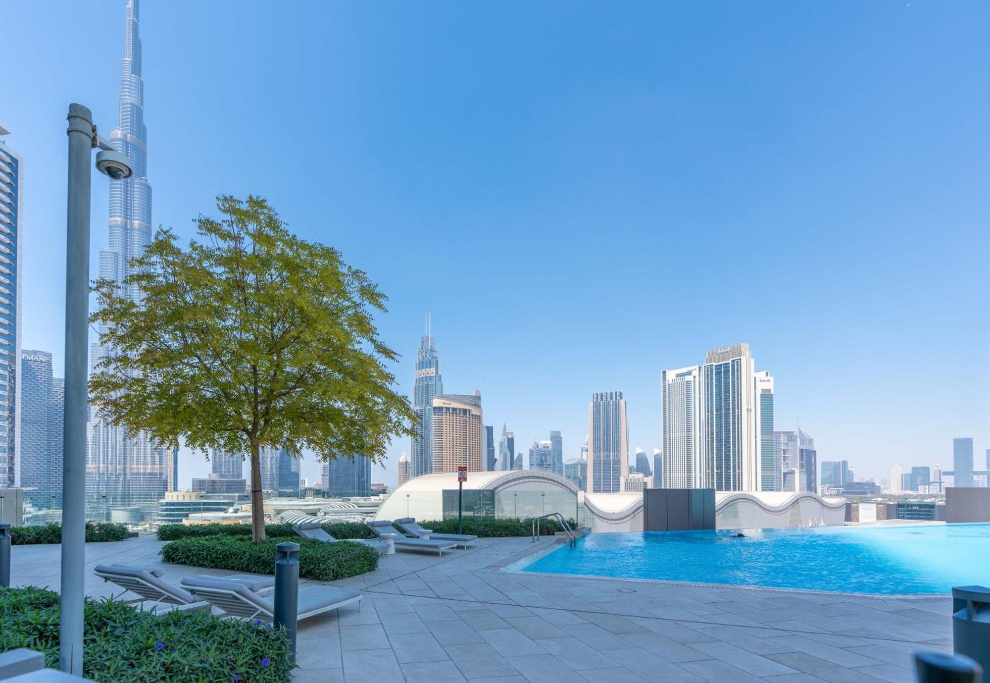 Lux Apt-Burj View Opp. Dxb Mall 두바이 외부 사진