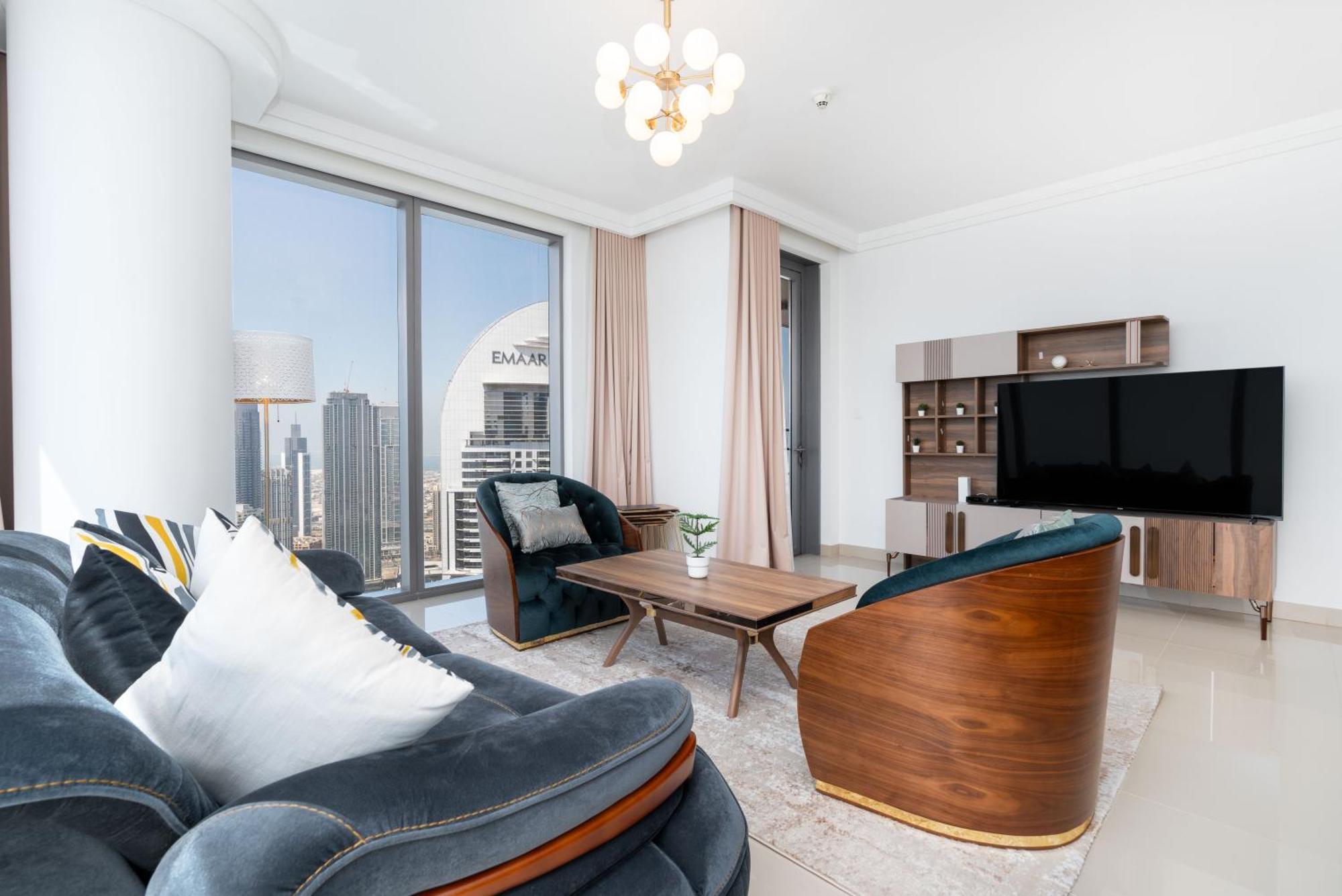 Lux Apt-Burj View Opp. Dxb Mall 두바이 외부 사진