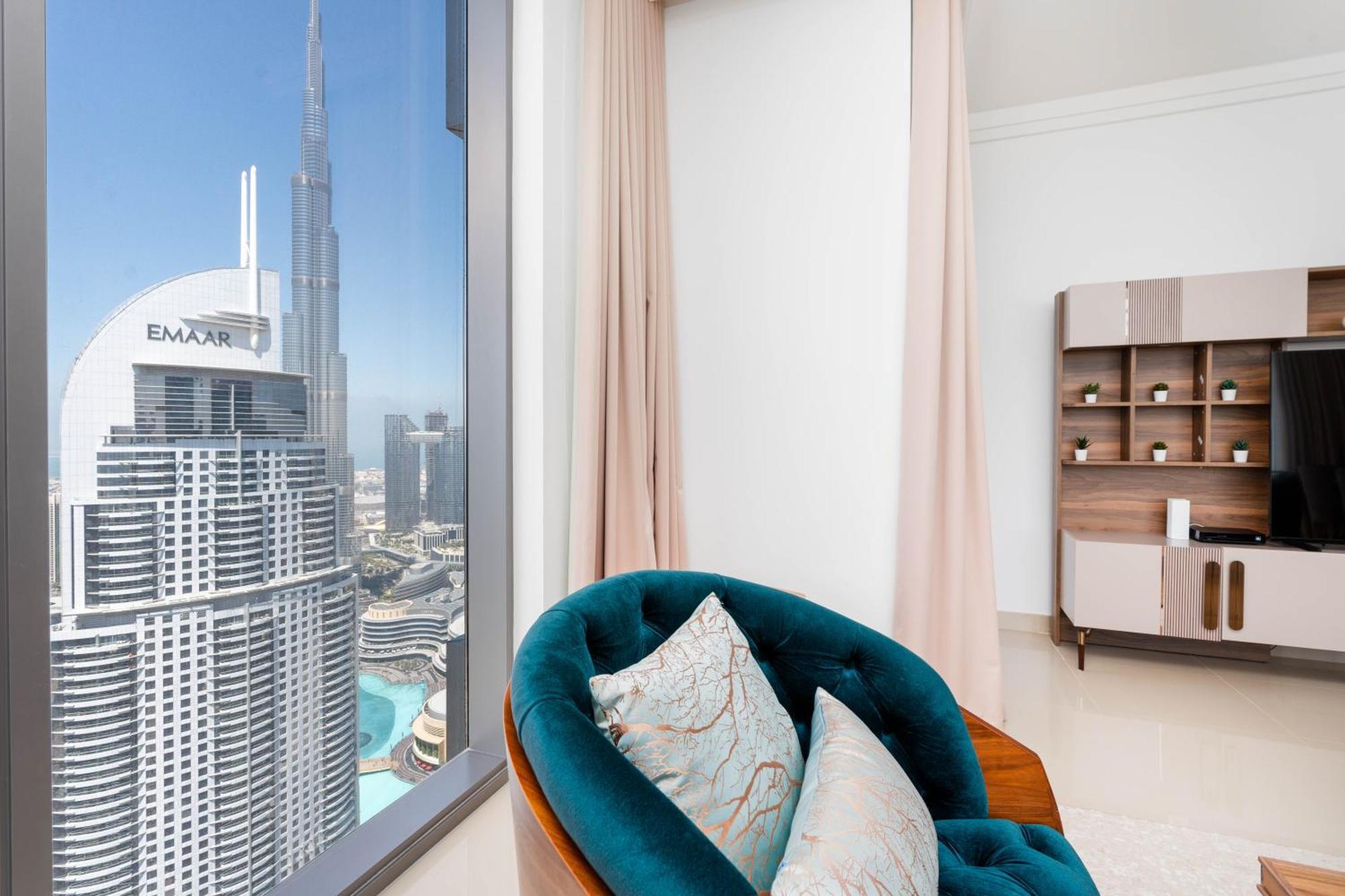 Lux Apt-Burj View Opp. Dxb Mall 두바이 외부 사진