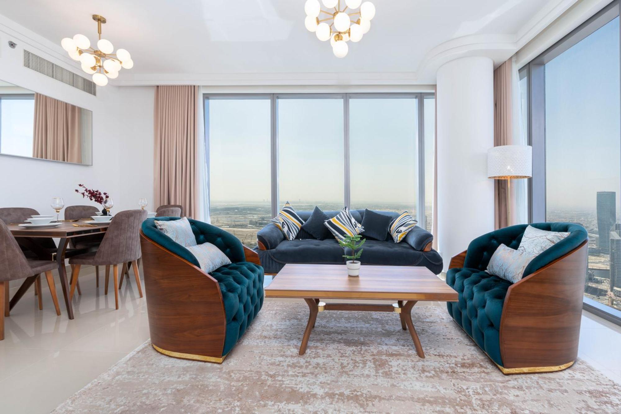 Lux Apt-Burj View Opp. Dxb Mall 두바이 외부 사진